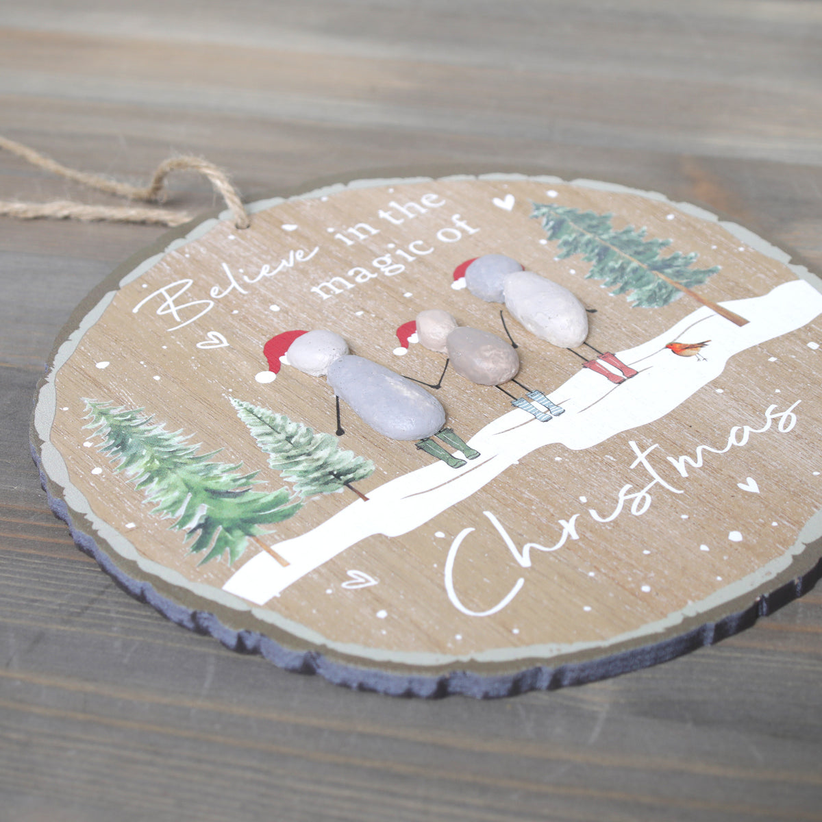Handcrafted Wooden Christmas Decoration 20cm