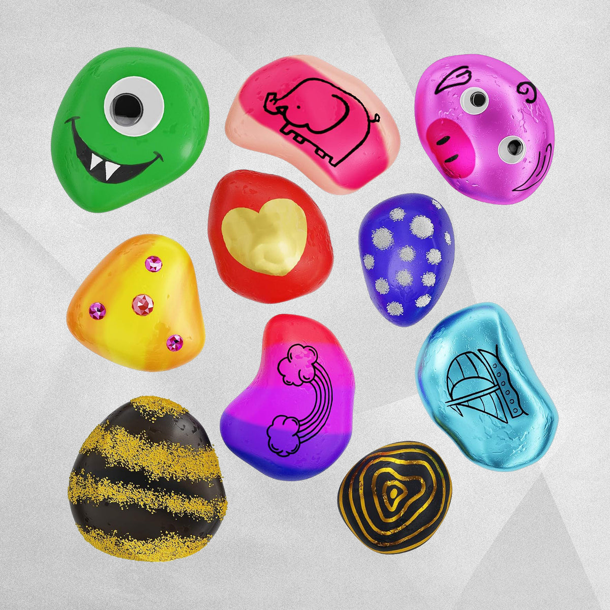 Dan&Darci Rock Art Creative Kids Kit 6 years +
