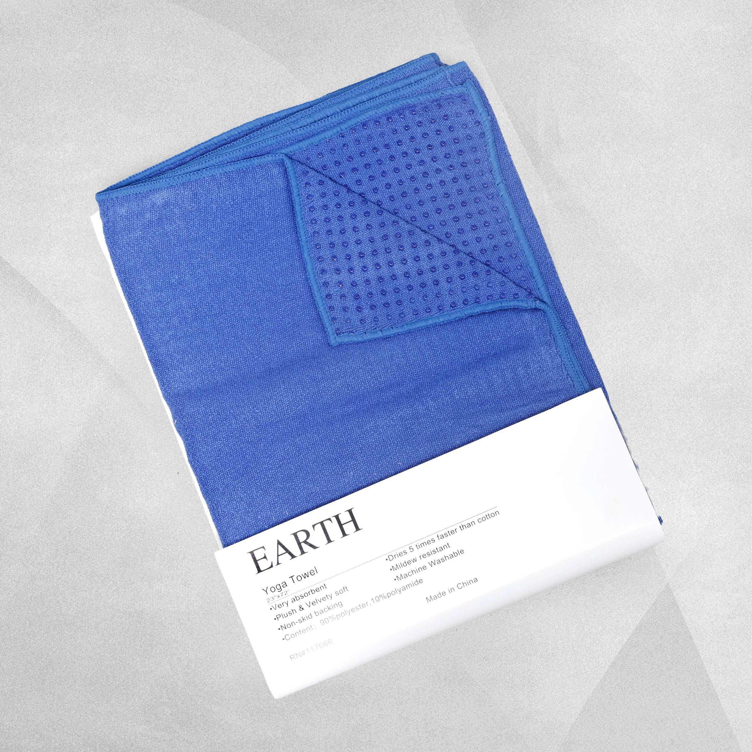 Earth Fitness / Yoga Towel Blue 23"x72"  various colours