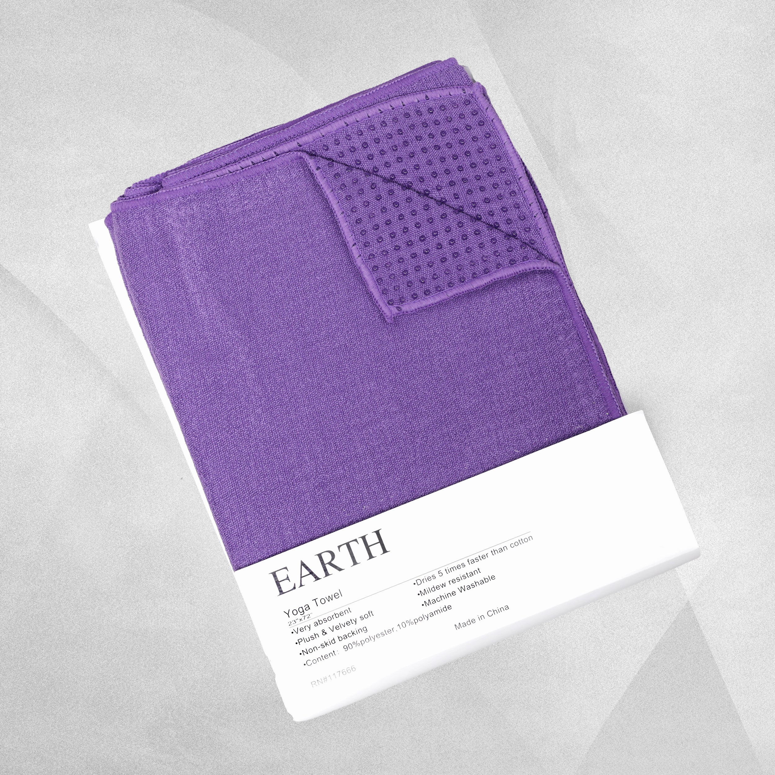 Earth Fitness / Yoga Towel Blue 23"x72"  various colours