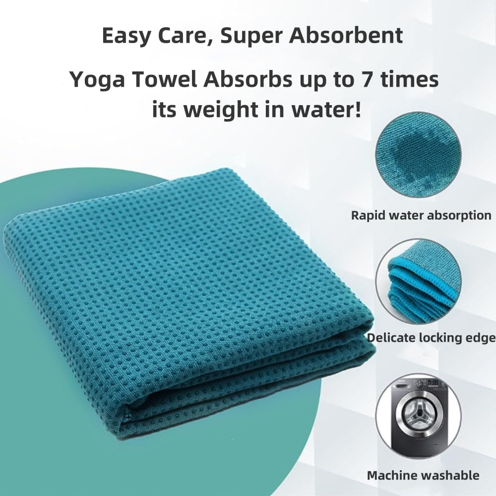 Earth Fitness / Yoga Towel Blue 23"x72"  various colours