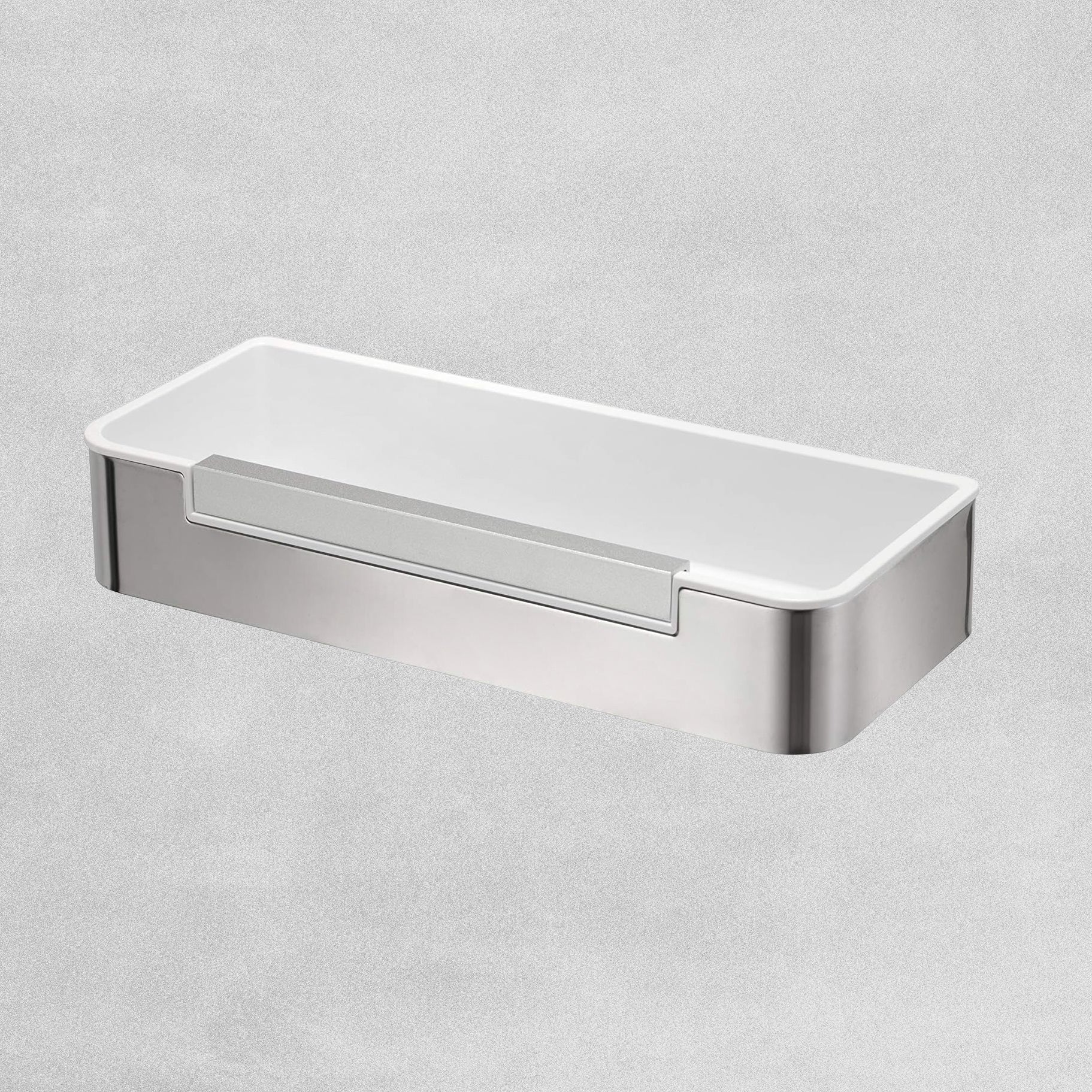Croydex Shower Shelf with Wiper Blade - White