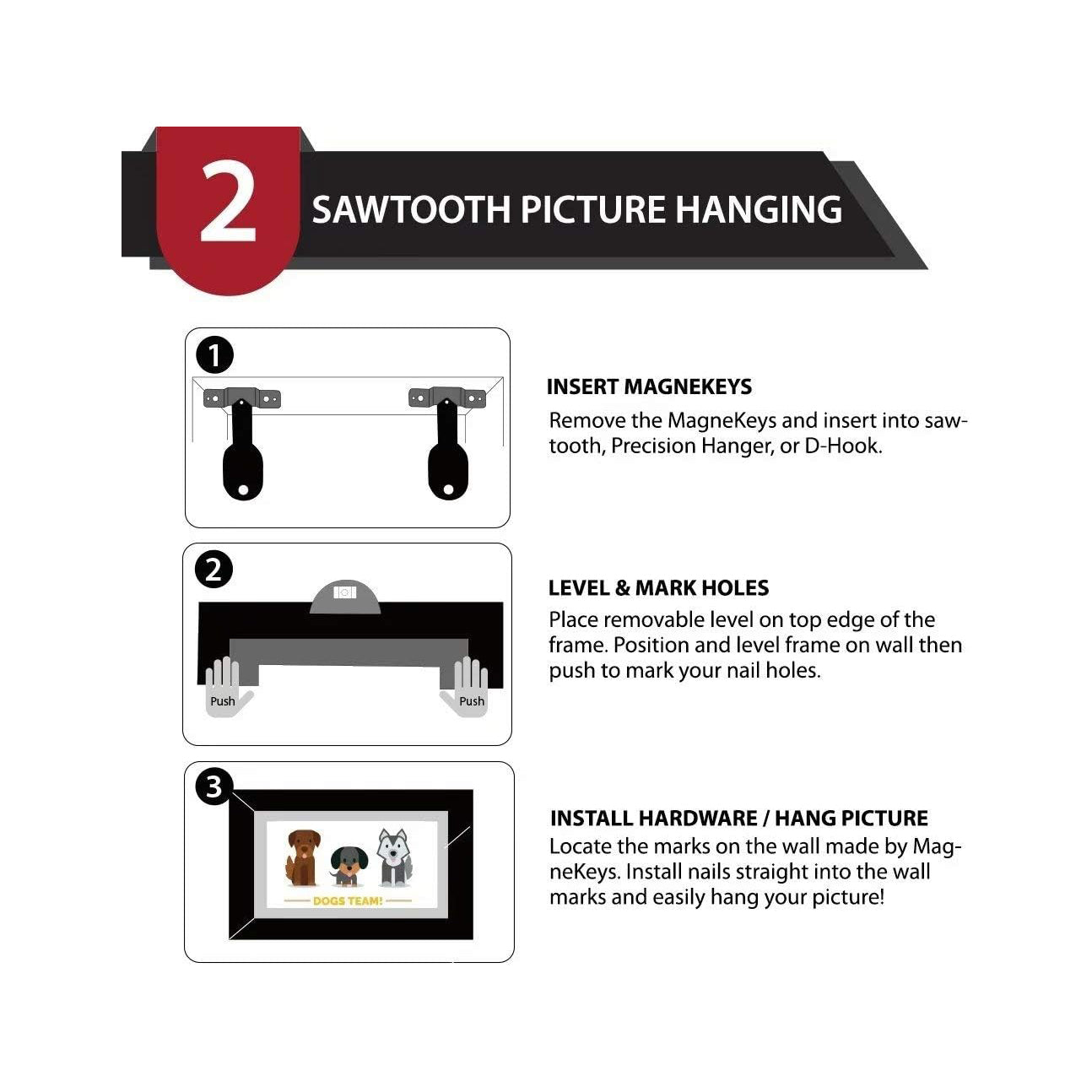 Saker Picture Hanging and Leveling Tool - 85pcs