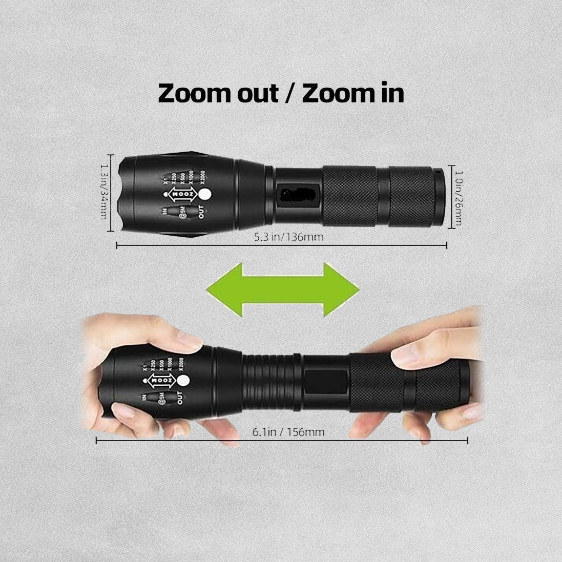 Grundig Led Super Bright Torch 10W 350 Lumen