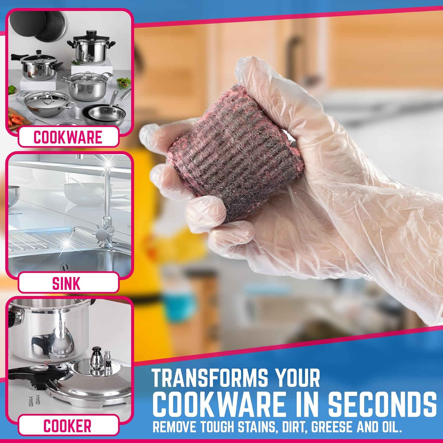 Jayting Soap Filled Scourer Pads - 16pcs