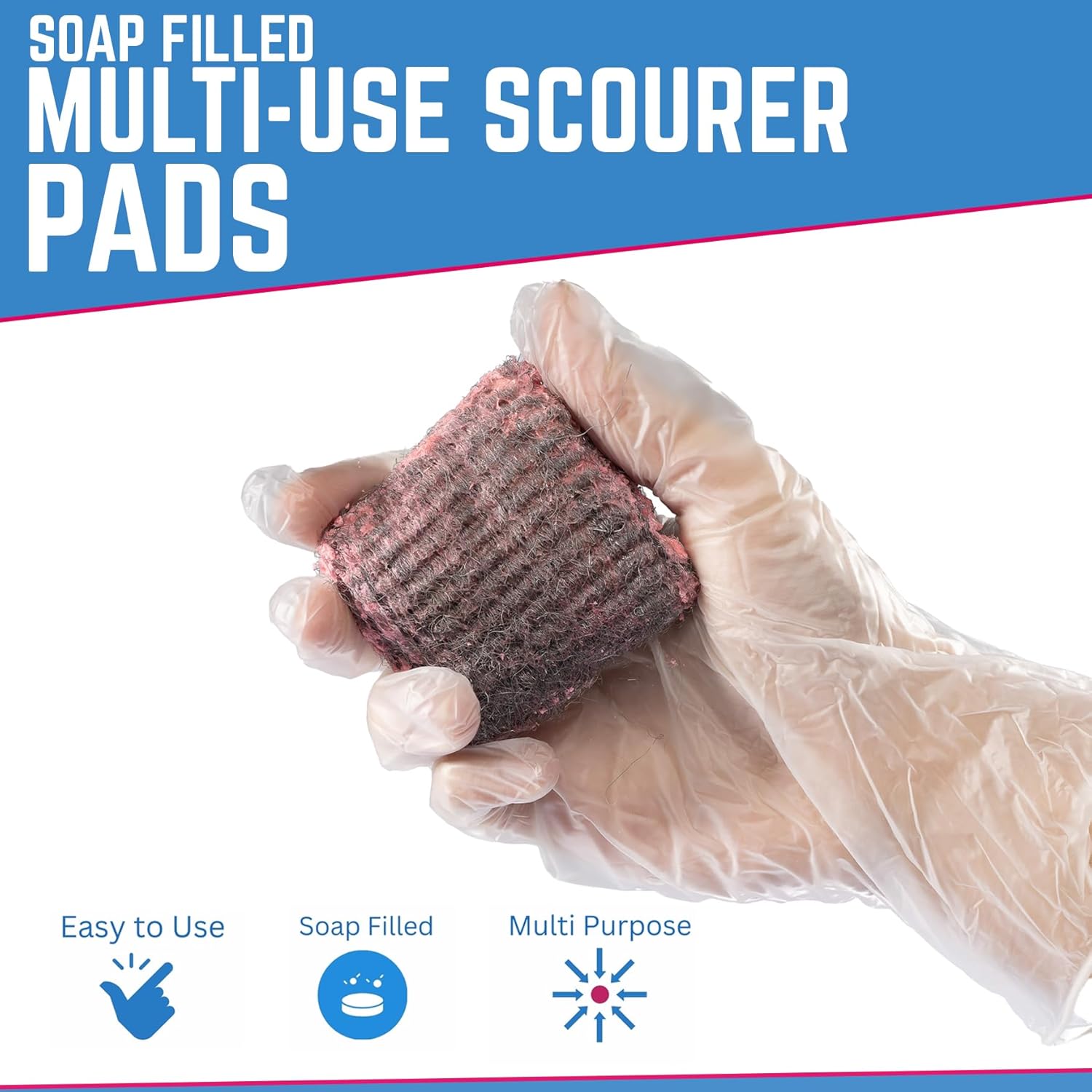 Jayting Soap Filled Scourer Pads - 16pcs