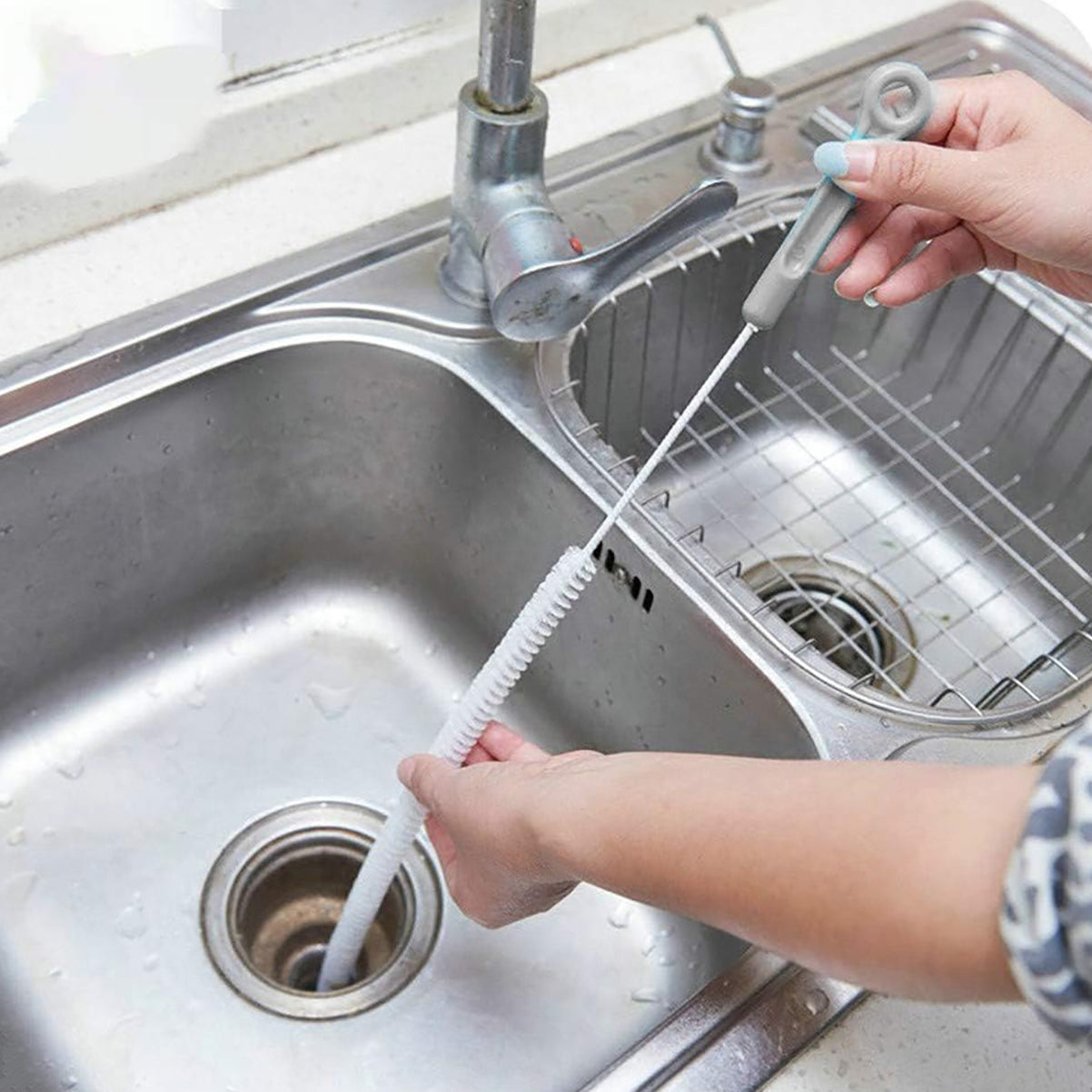 Jayting Sink & Drain Cleaning Brush – 60cm