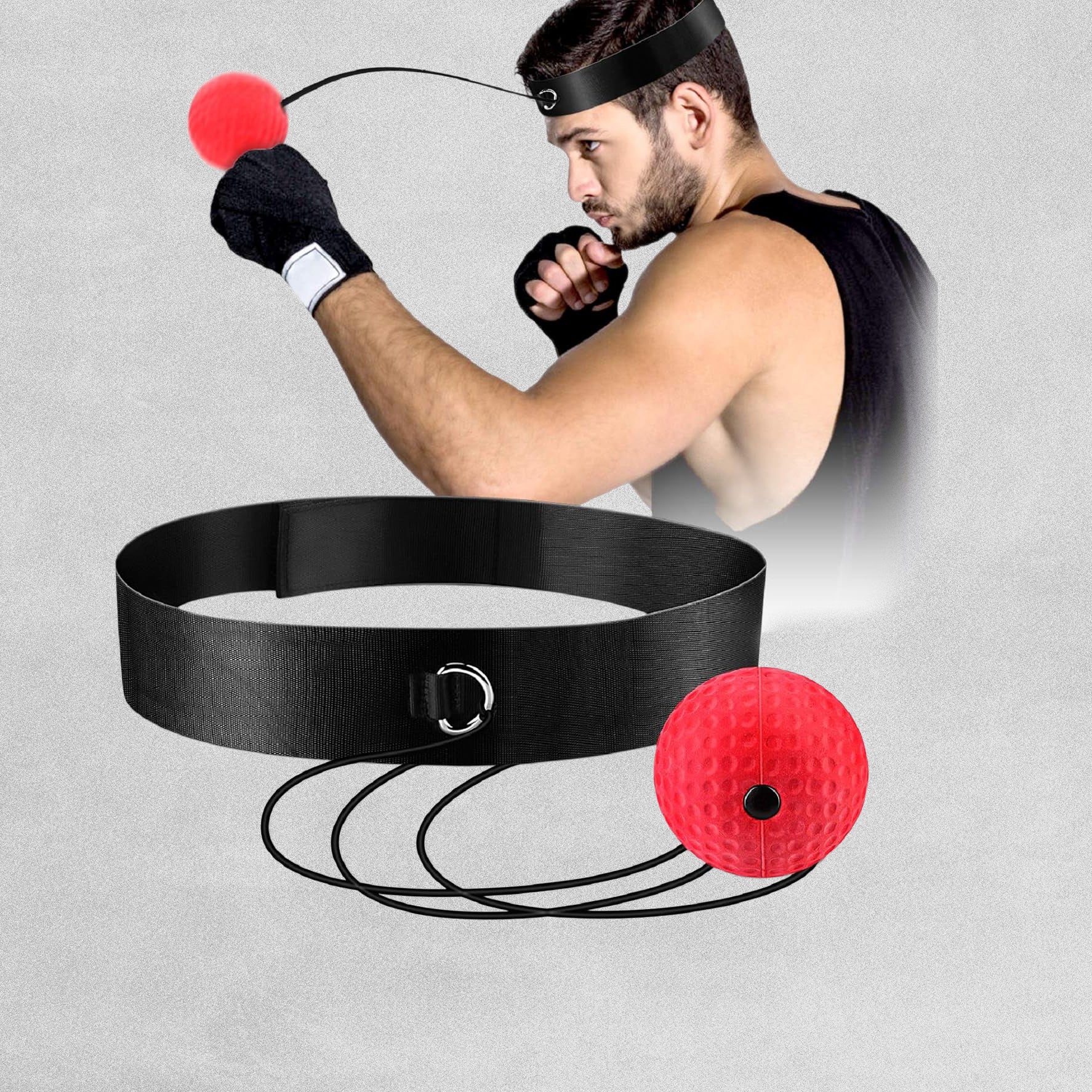 Boxing Reflex Ball Headband