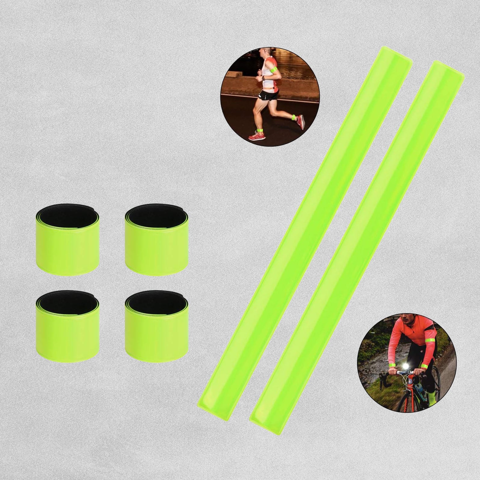 Reflective Safety Slap Bands Pack Of 4