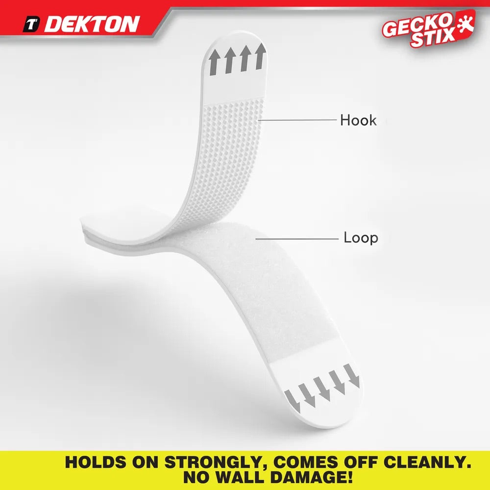 Dekton Geckostix Damage Free Picture Hanging Strips - Various sizes