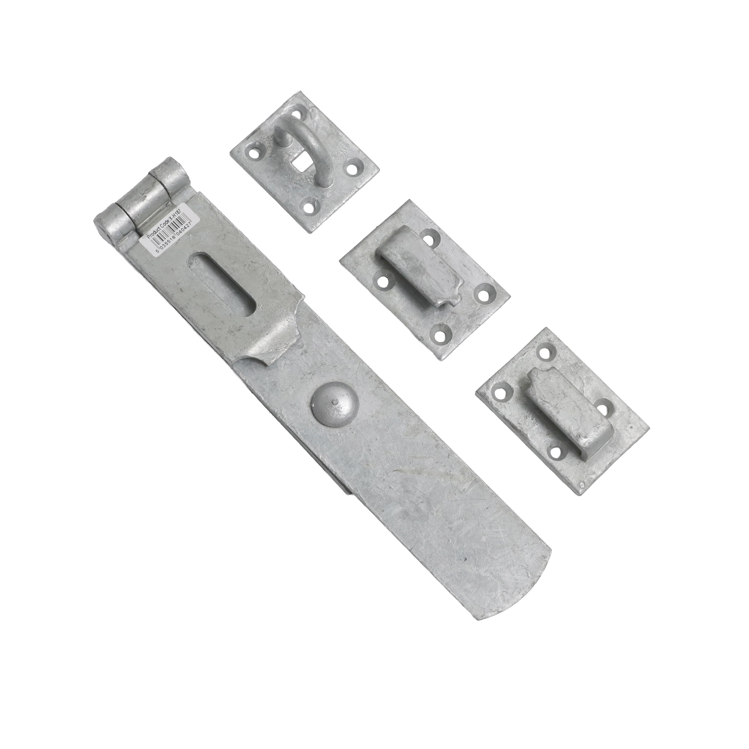 Heavy Swivel Hasp Staple 16" - Galvanised