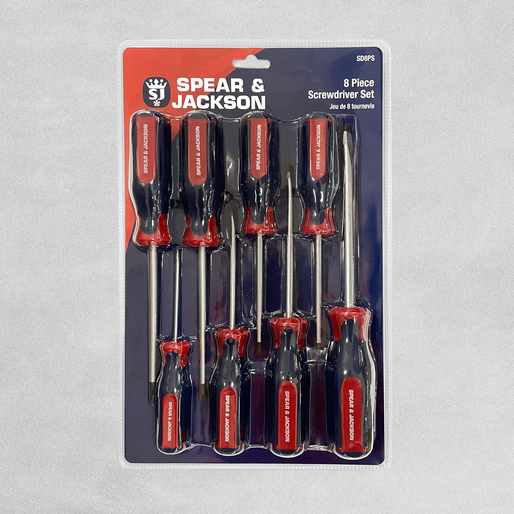 Spear & Jackson Screwdriver Set - 8pcs