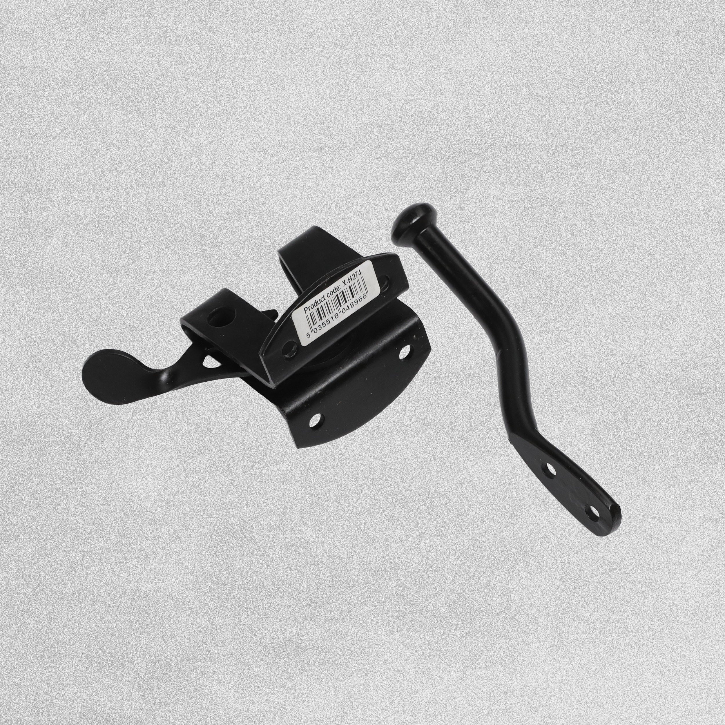 Heavy Duty Auto Gate Catch 57mm Black