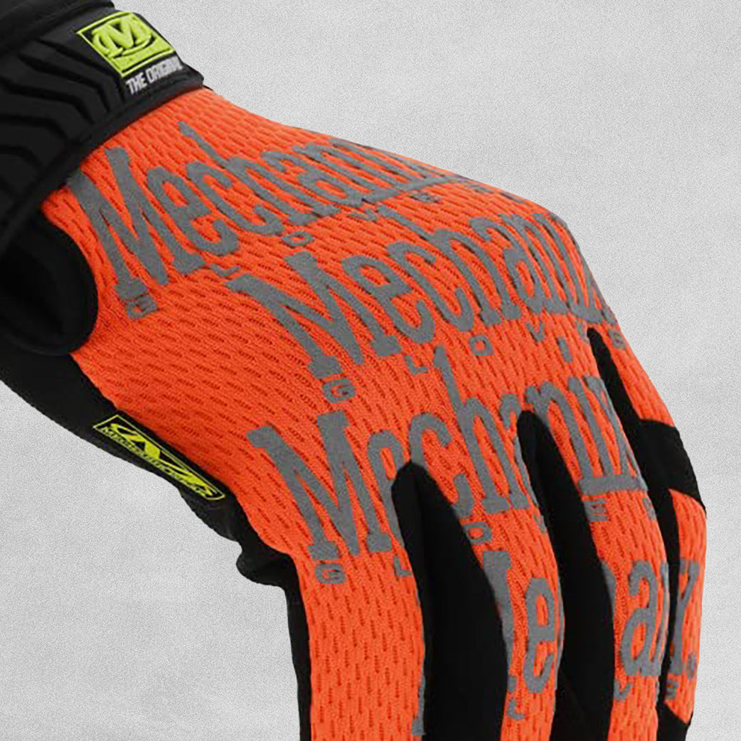 Mechanix Wear Hi-Viz Original Multipurpose Gloves Fluorescent Orange various sizes