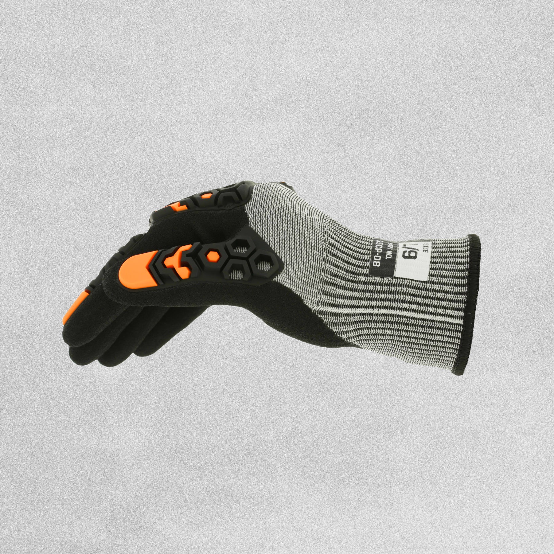 Mechanix Wear SpeedKnit M-Pact Grey HPPE/Nitrile Work Gloves - ANSI A4 Cut Resistance