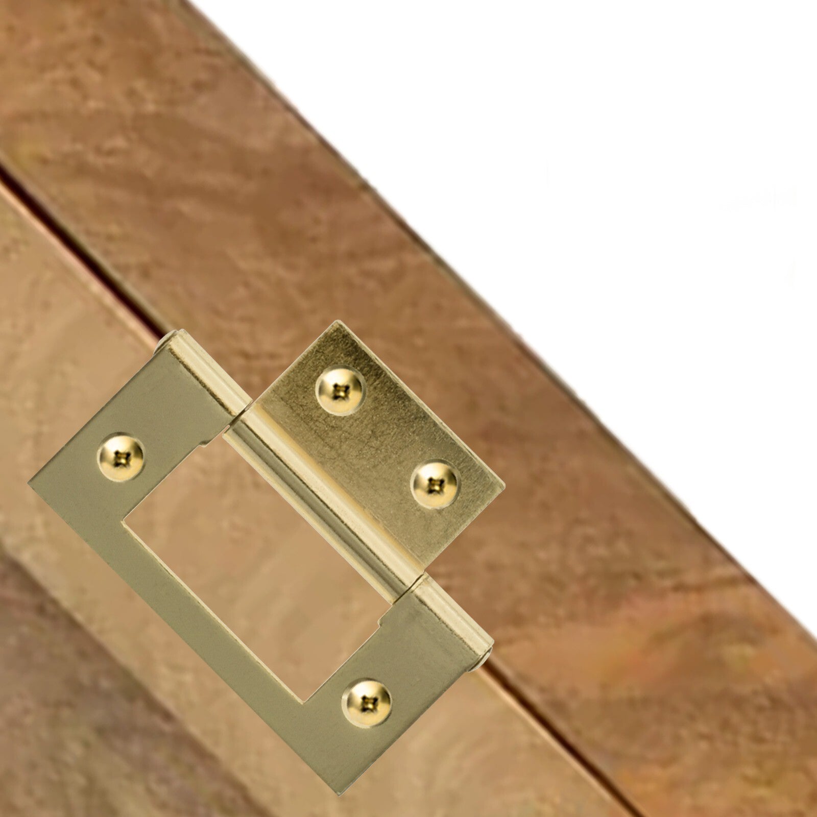 Flush Hinges - 50mm E/B - 6pcs