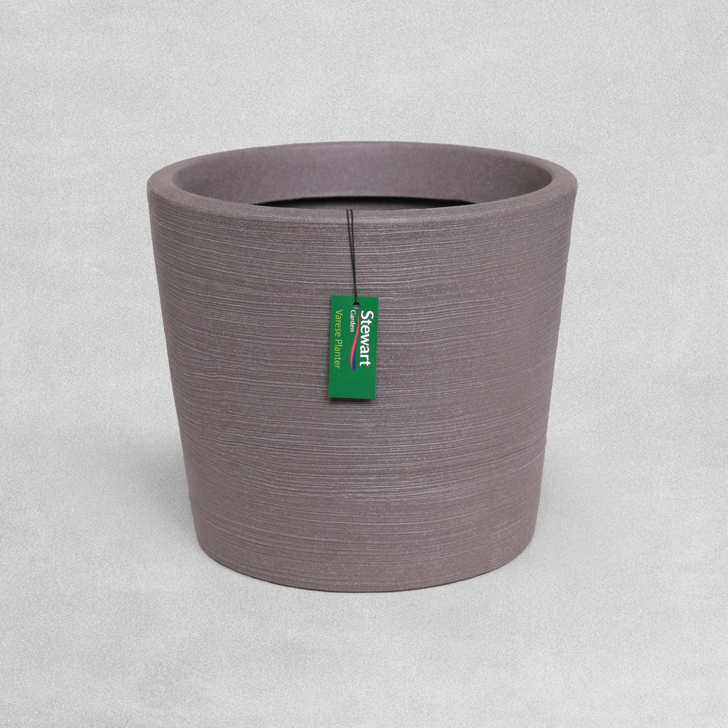 Stewarts Varese Low Planter Brown 40cm / 25 Ltrs