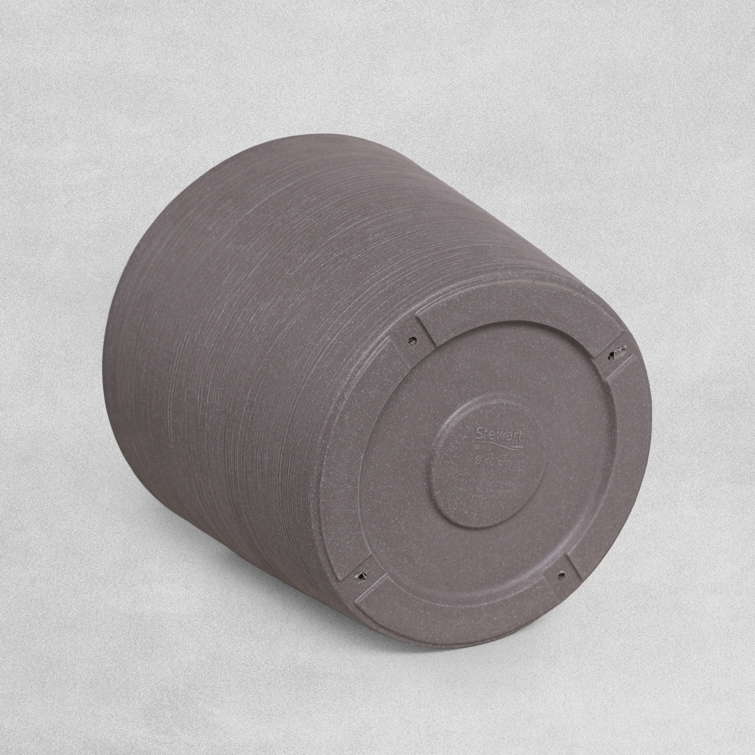 Stewarts Varese Low Planter Brown 40cm / 25 Ltrs