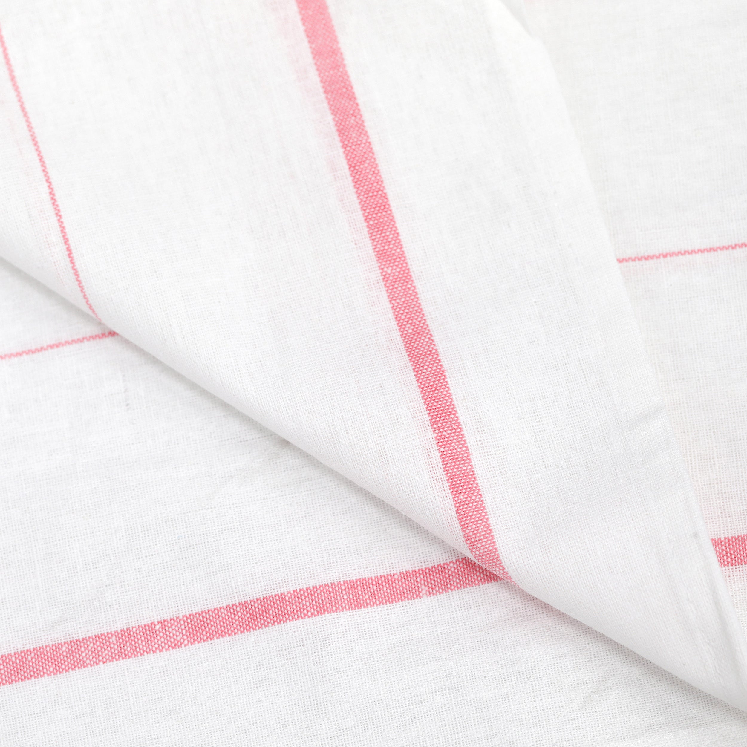 Tea Towel 6 Stripe - Pink - 50cm x 75cm