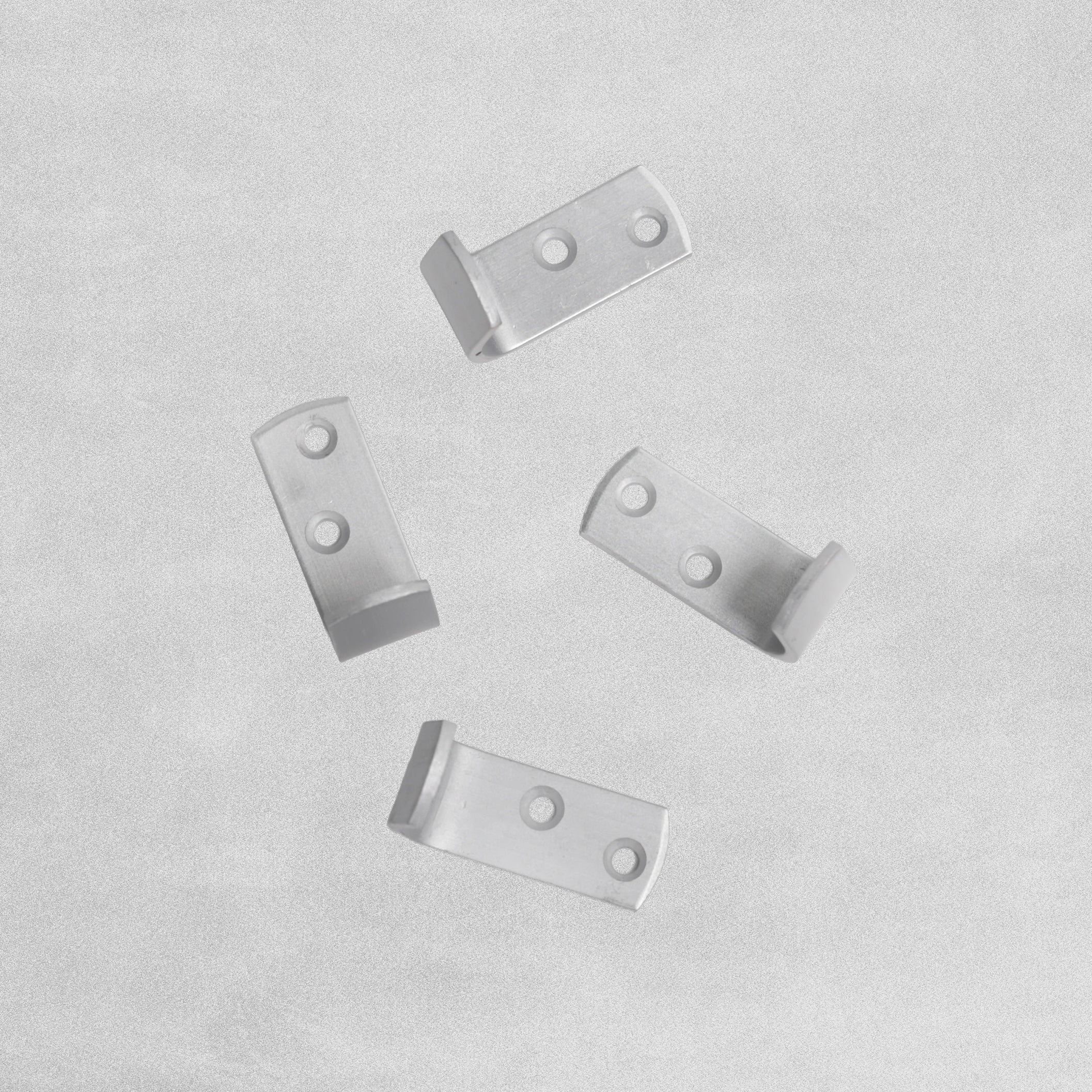 Satin Finish Coat Hooks Set of 4