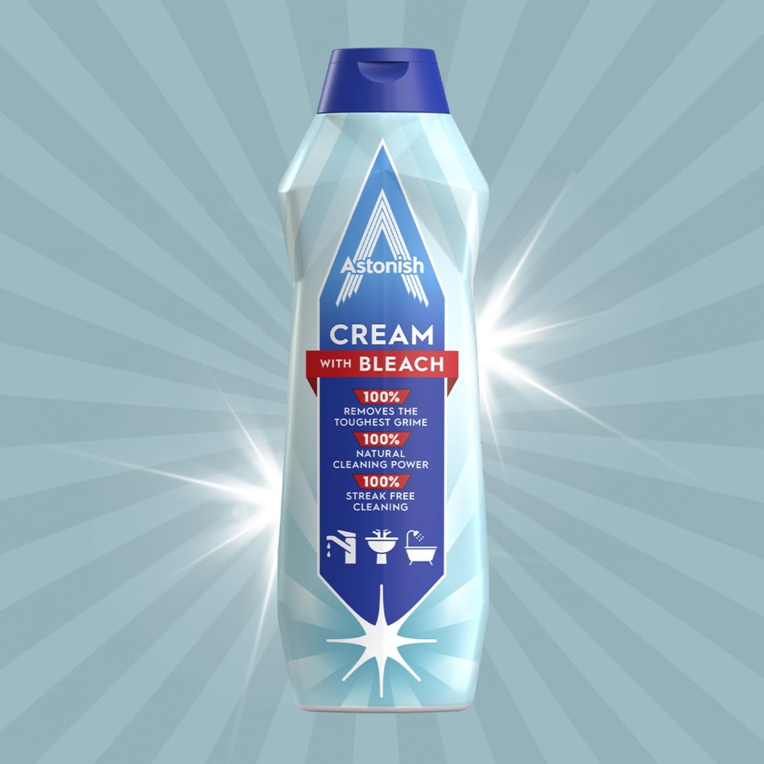 Astonish Cream Cleaner with Bleach 500ml