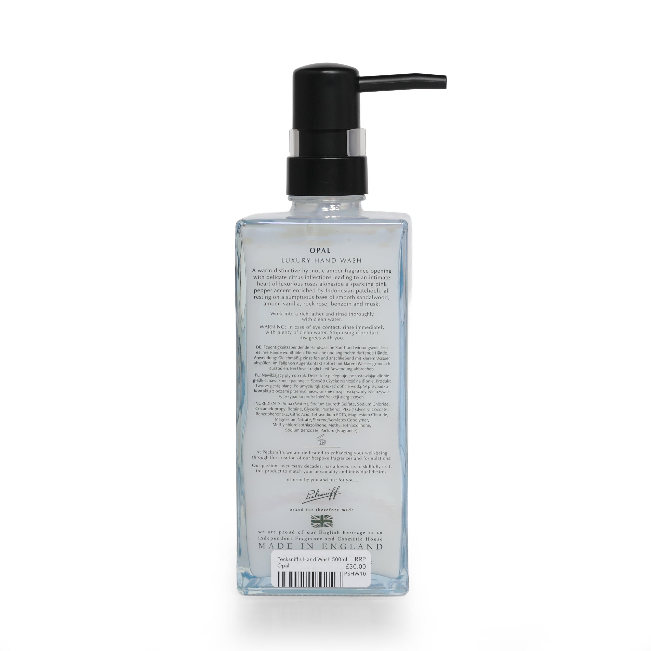 Pecksniff's Luxury Enriched Scented Hand Wash - Various Scents Available - 500ml