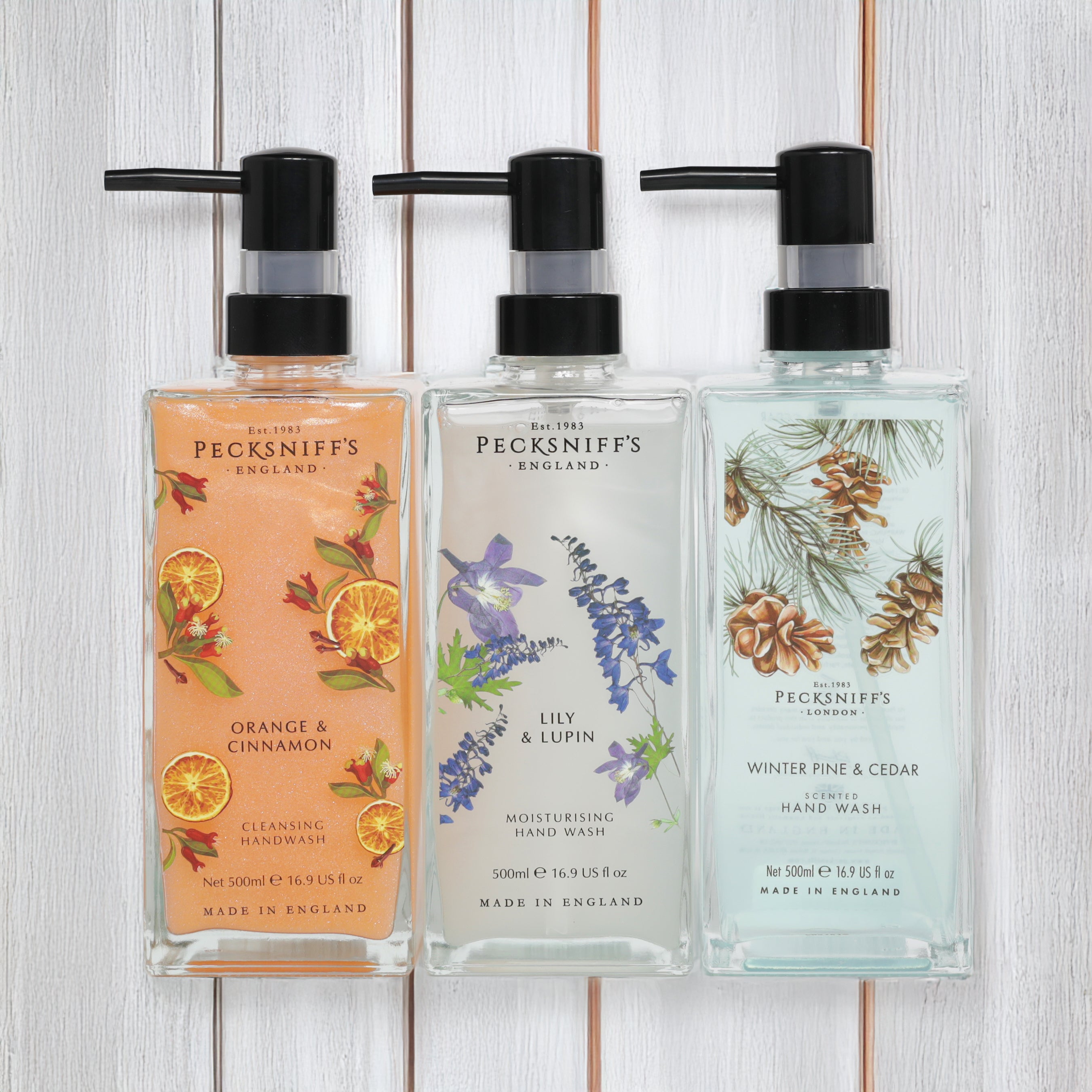 Pecksniff's Luxury Enriched Scented Hand Wash - Various Scents Available - 500ml