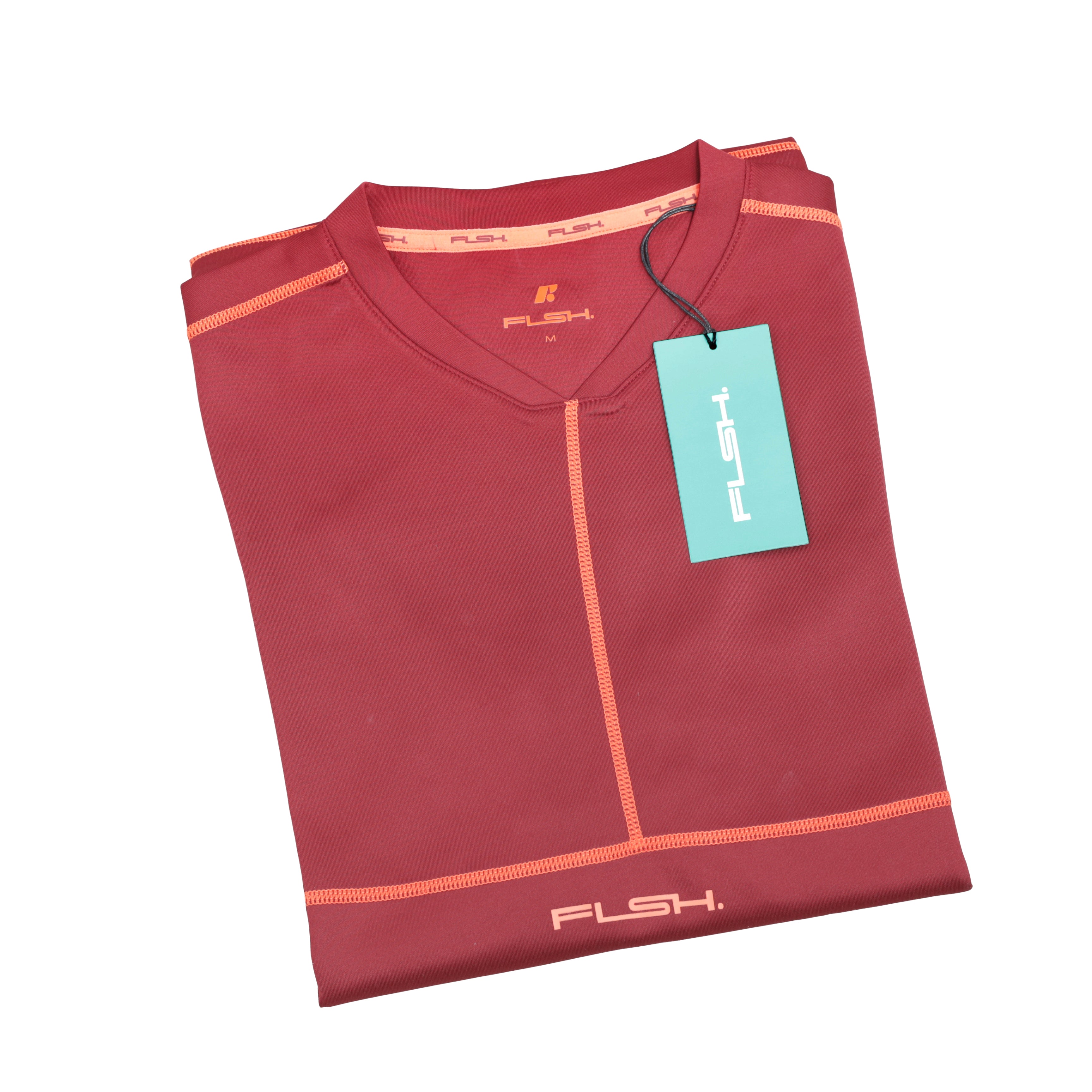 Men's Short Sleeve Contrast Stitch Sport Shirt