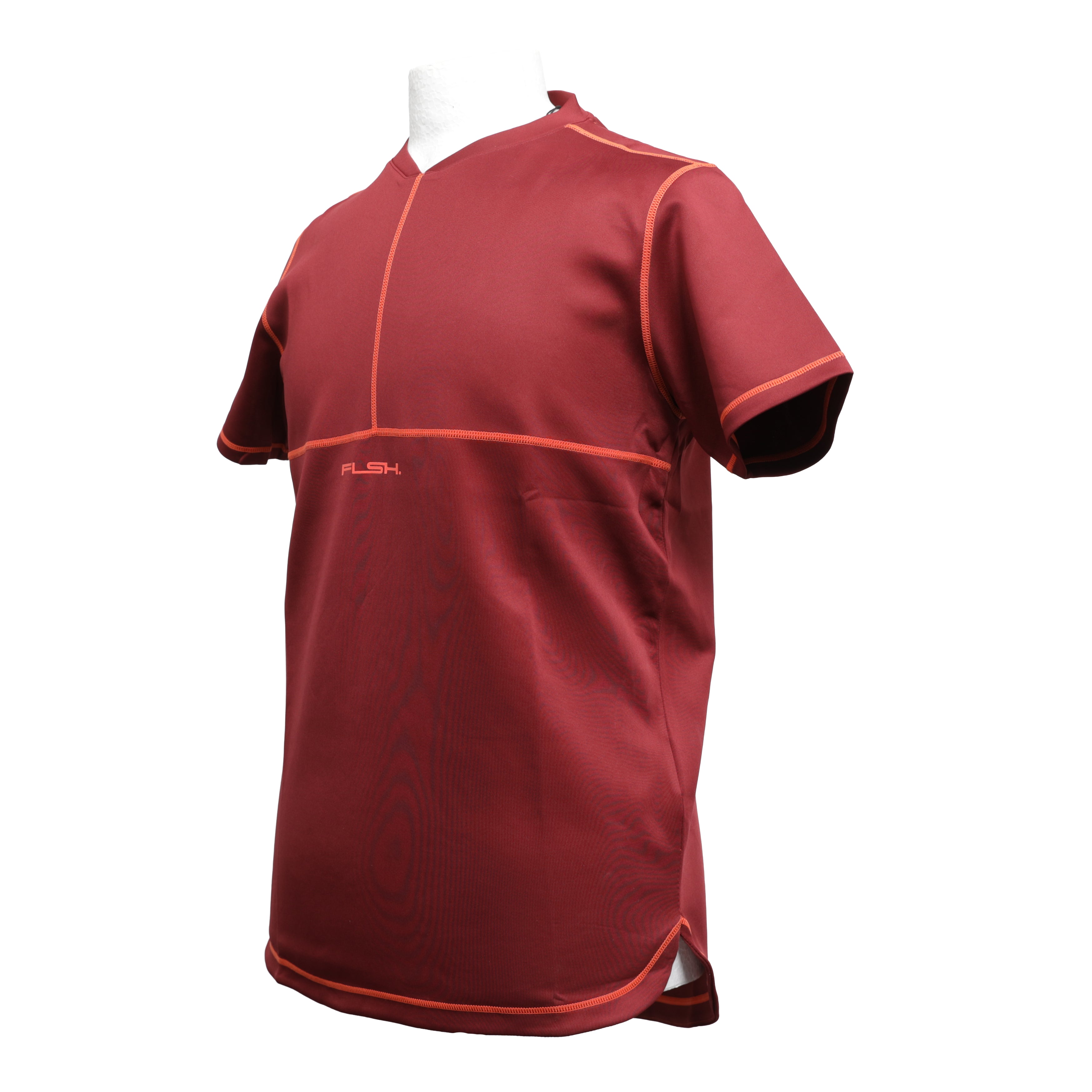 Men's Short Sleeve Contrast Stitch Sport Shirt