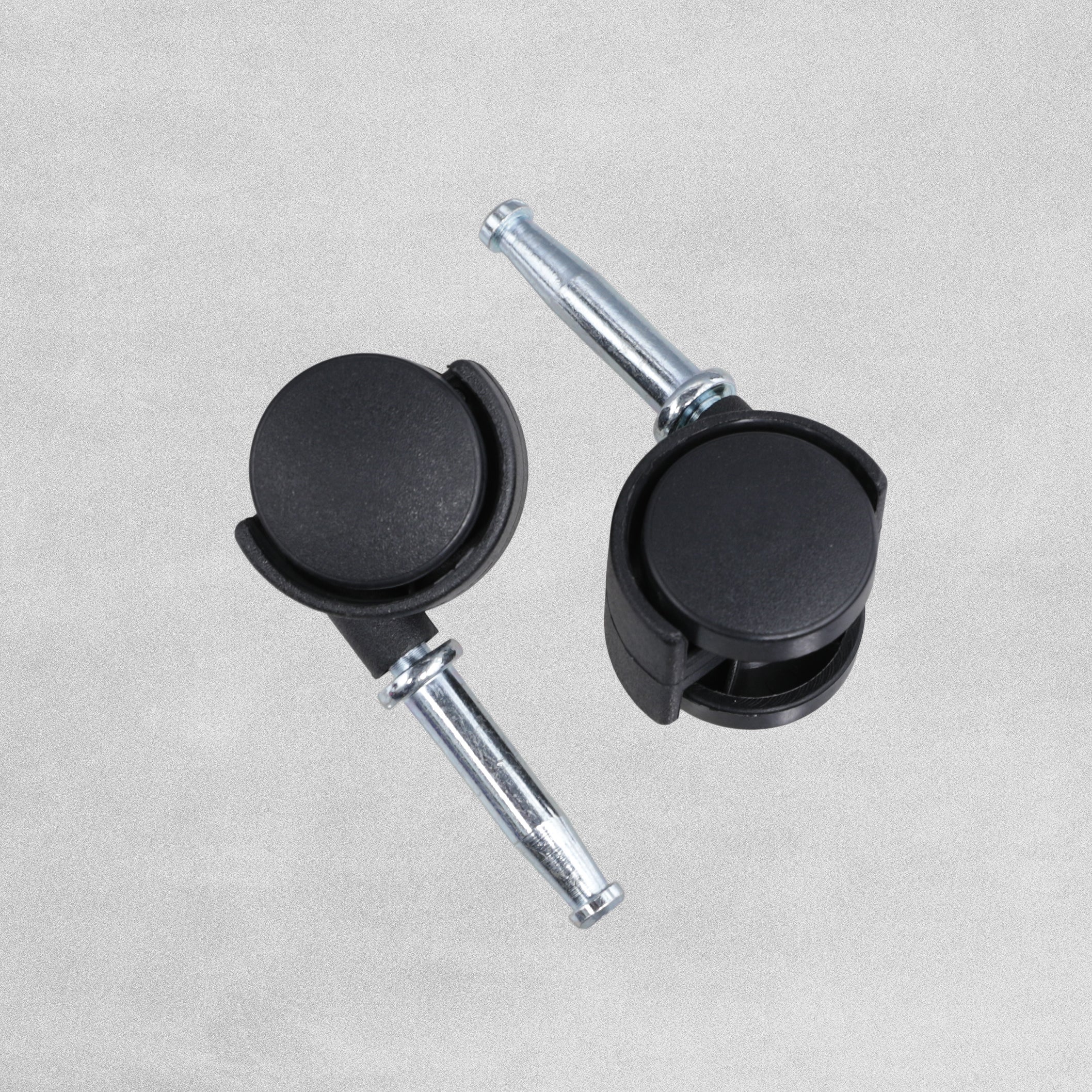 Select Basics Twin Wheel Castor Black - Stem 30mm
