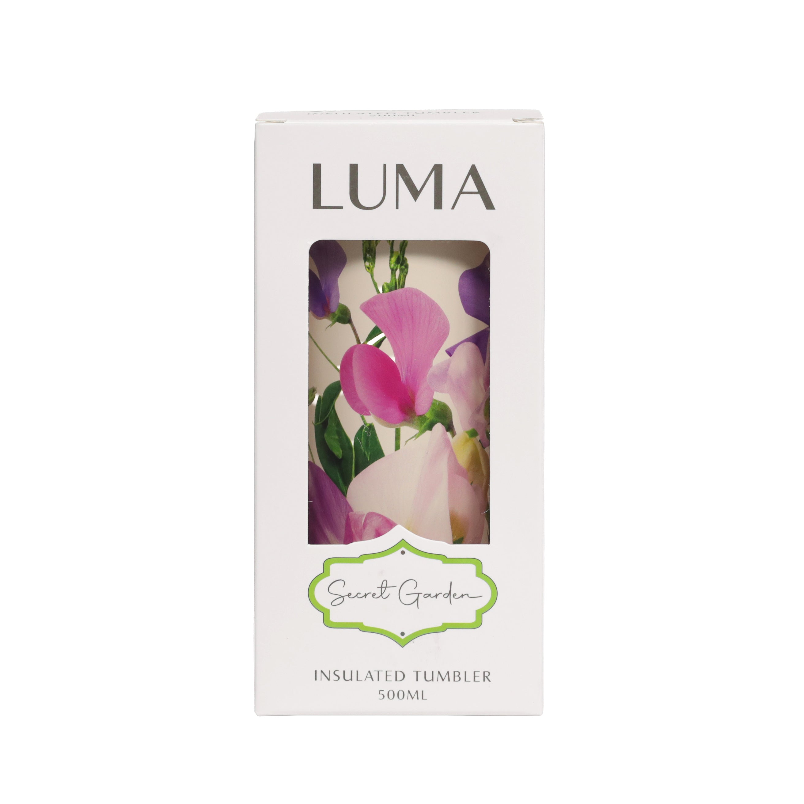 Luma Secret Garden Tumbler 500ml - Flowers