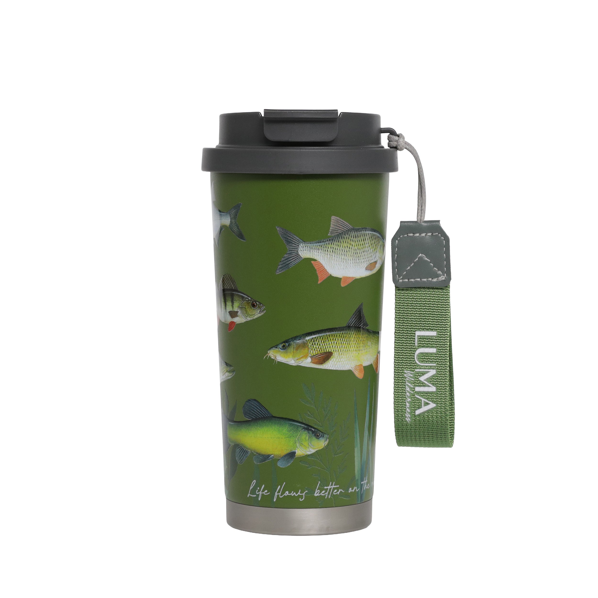 Luma Wilderness Insulated Tumbler 500ml - Fishing