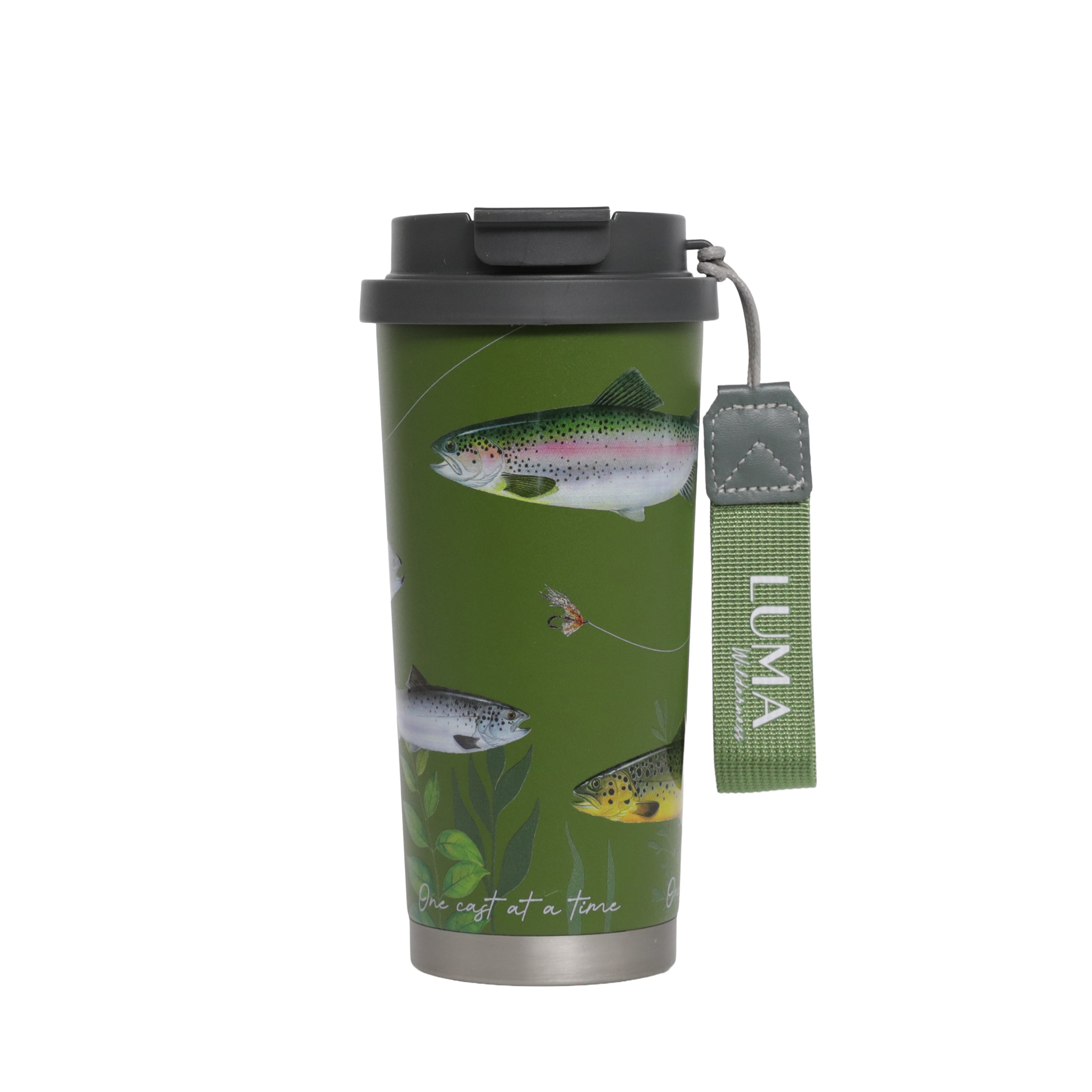 Luma Wilderness Insulated Tumbler 500ml - Fishing