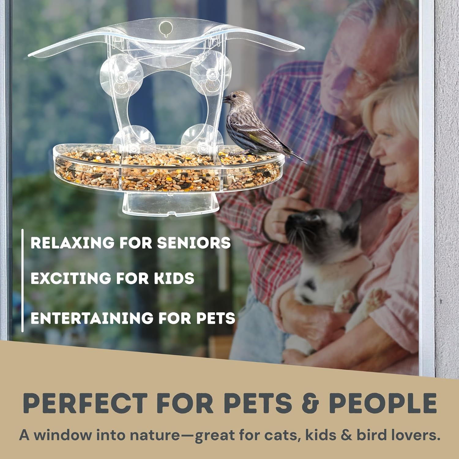 Coselena Window Bird Feeder