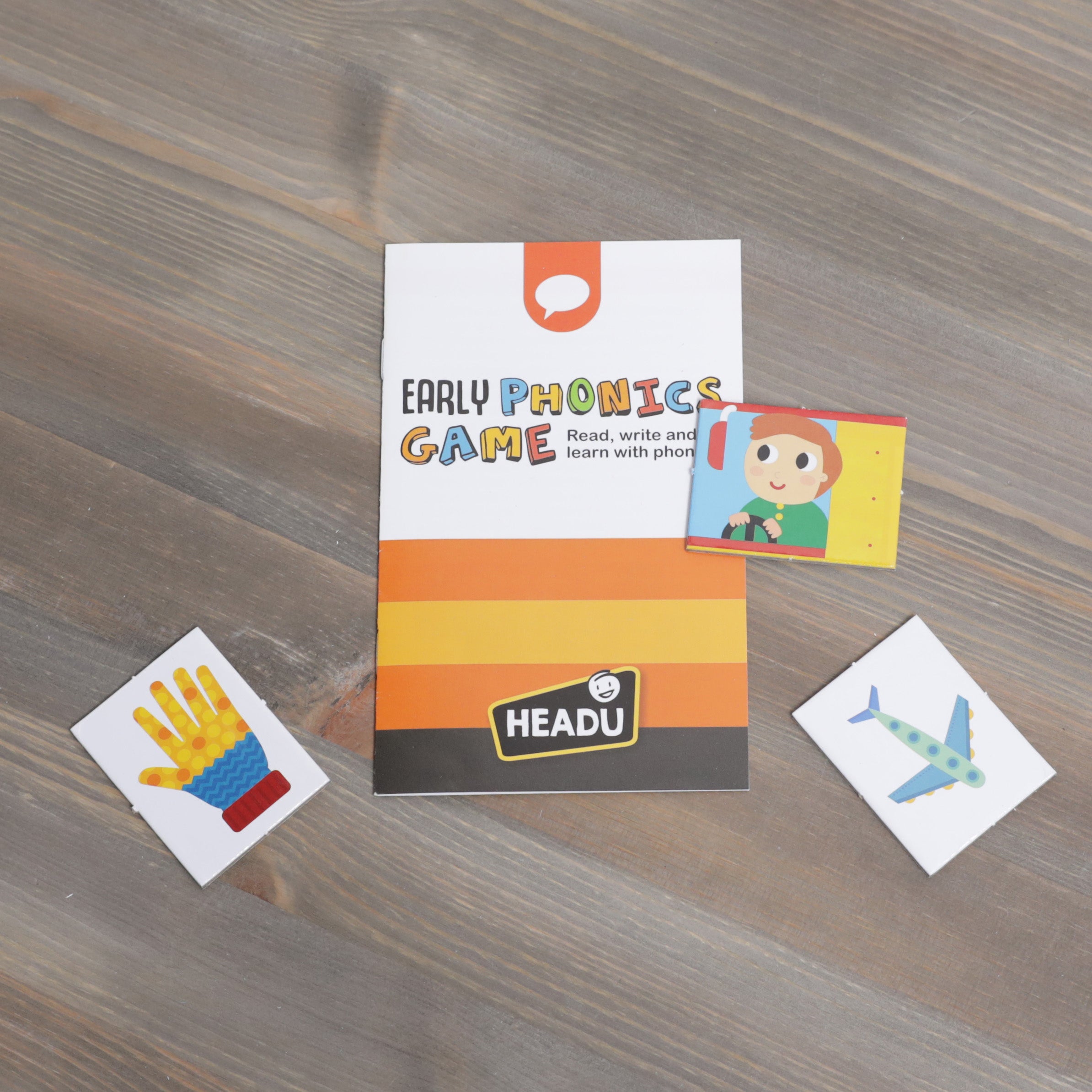 Headu Early phonics game,  Educational set. Age 3-6  Years