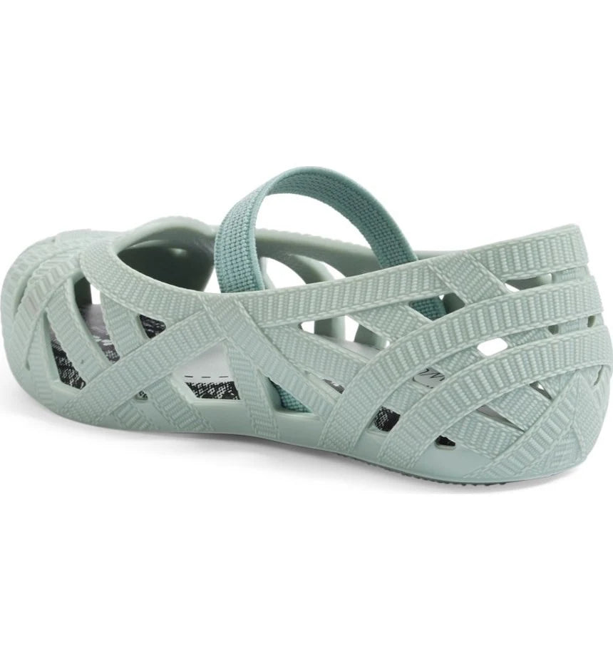Mini Melissa + Jason Wu rubber summer shoes - Mint colour