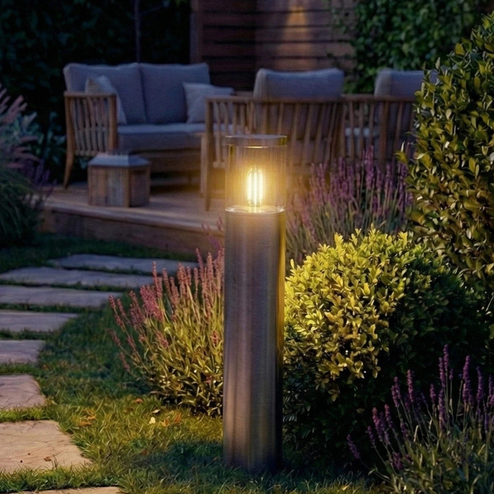 Ledvance Endura Classic Ebro 49cm Post Sensor Light IP44 12w Outdoor