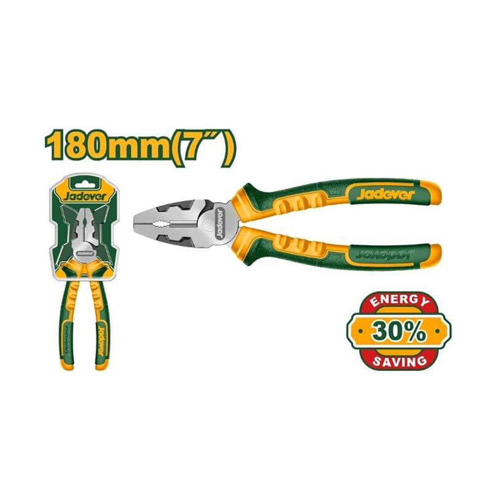 Jadever High Leverage Combination Pliers 7" 180mm