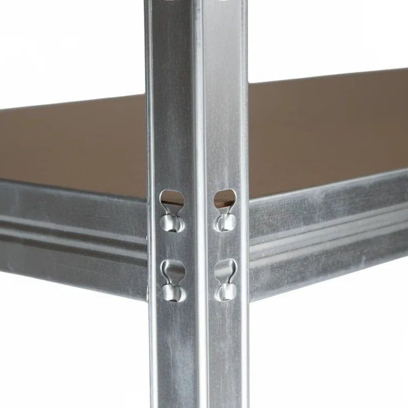5-Tier Steel Shelving - 180cm x 90cm x 40cm (175kg per shelf)