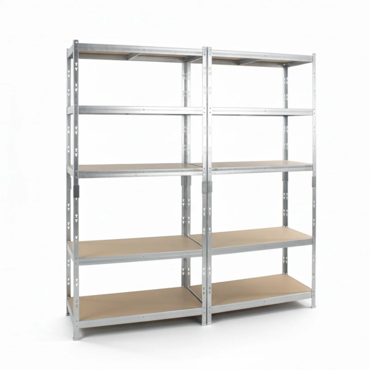 5-Tier Steel Shelving - 180cm x 90cm x 40cm (175kg per shelf)