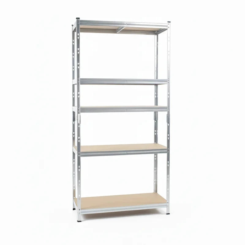 5-Tier Steel Shelving - 180cm x 90cm x 40cm (175kg per shelf)