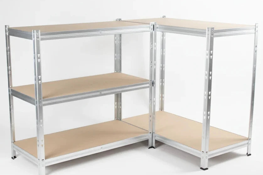 5-Tier Steel Shelving - 180cm x 90cm x 40cm (175kg per shelf)