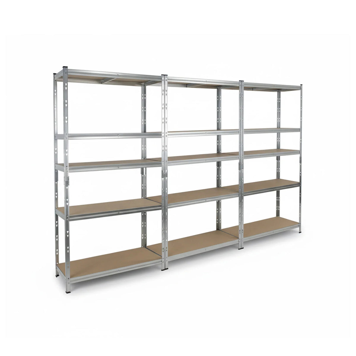 5-Tier Steel Shelving - 180cm x 90cm x 40cm (175kg per shelf)