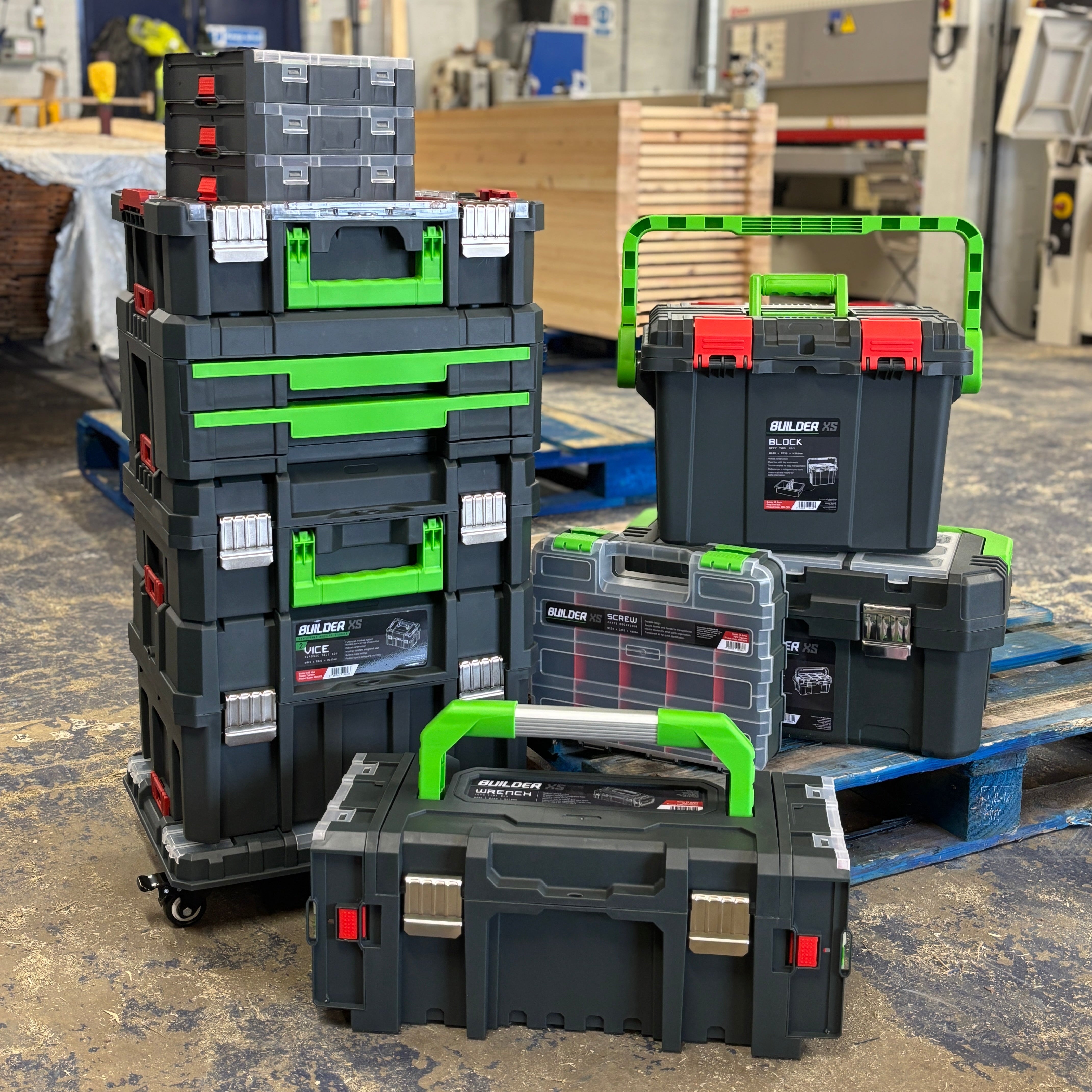 Builder Pro Stack-Form Modular Tool Boxes – Build Your Stack
