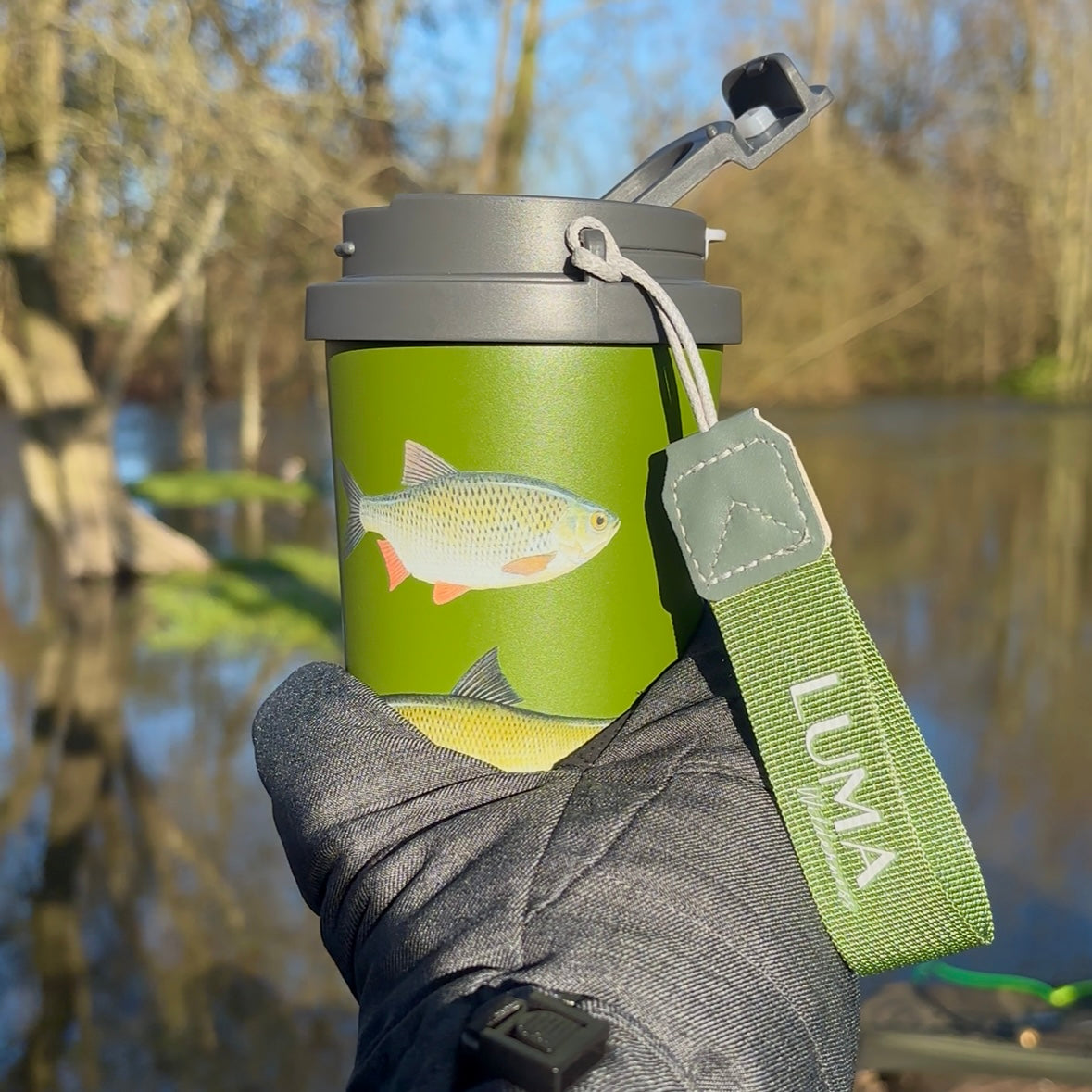 Luma Wilderness Insulated Tumbler 500ml - Fishing