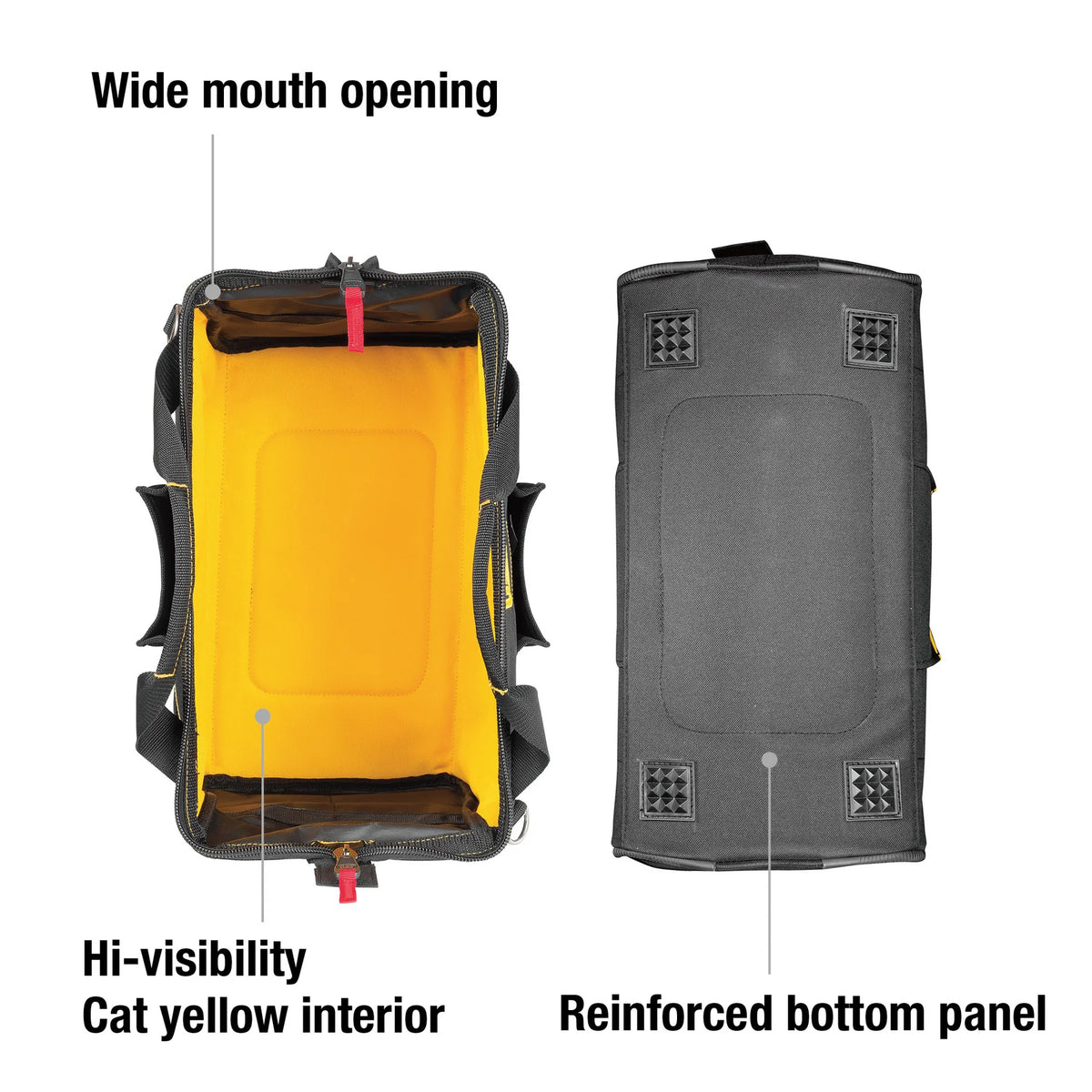 Caterpillar - 16" Tech Wide Mouth Tool Bag