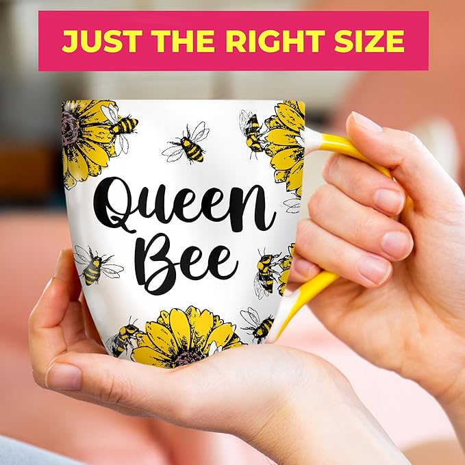 Love Mug®: Queen Bee Mug, Coaster and Spoon Gift Set