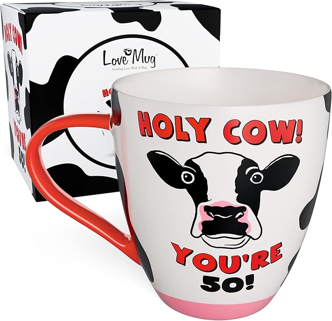 Love Mug®: Holy Cow, You're 50 Mug