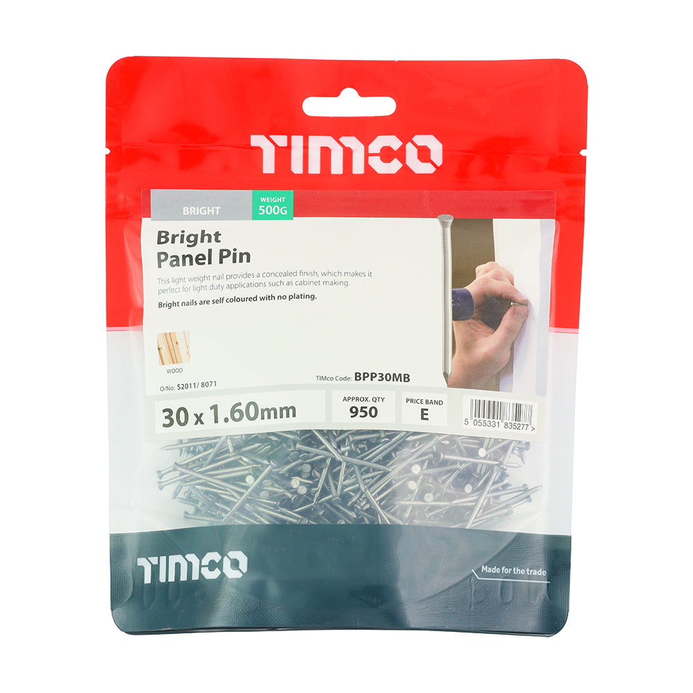 Timco Bright Panel Pins- Various Sizes Available