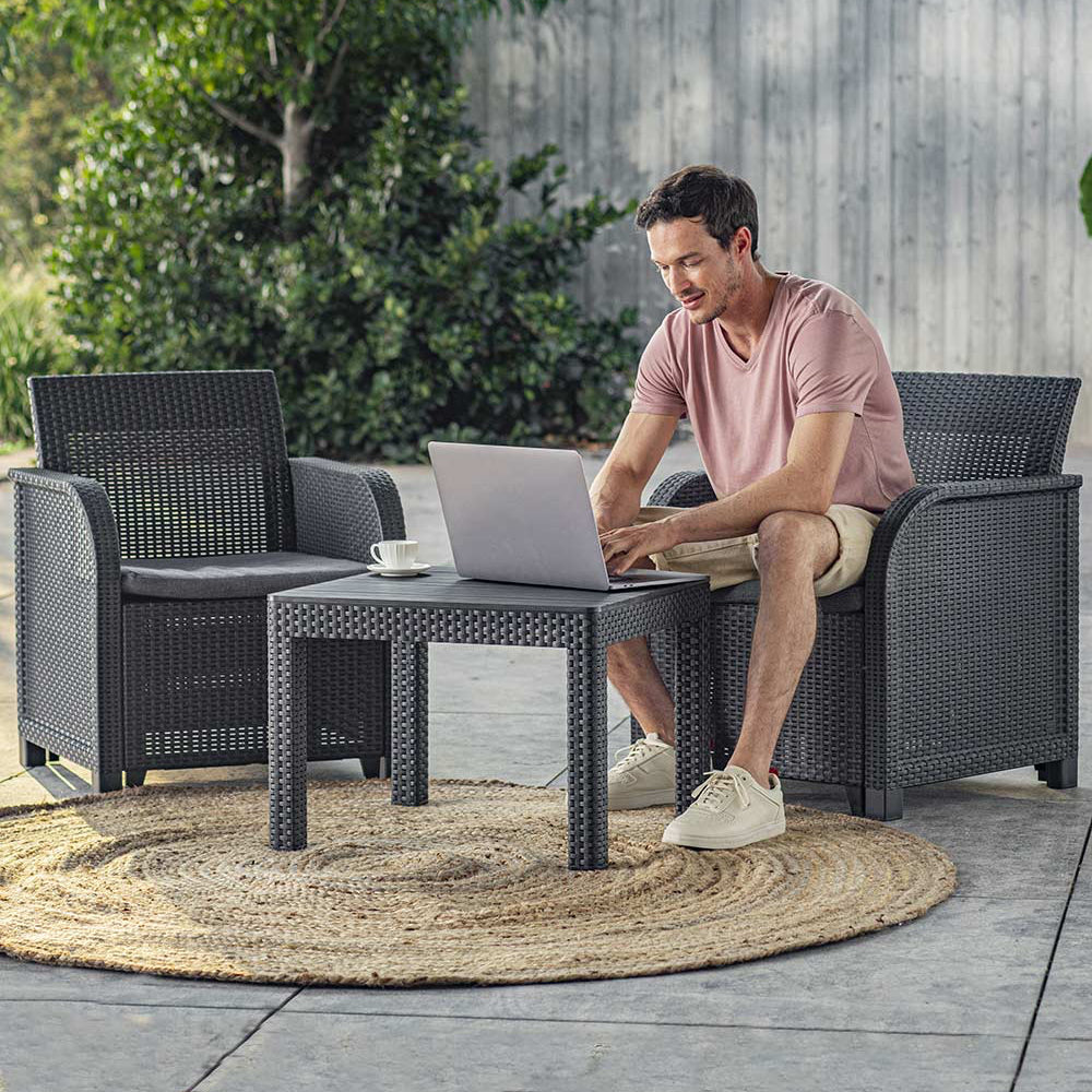 KETER Rosalie 2 Seater Garden / Balcony Set